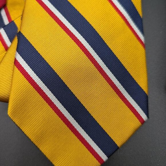Polo Ralph Lauren 6 Silk Tie Lot Mens Striped Crest Medallion Polo Player Preppy - Picture 5 of 16